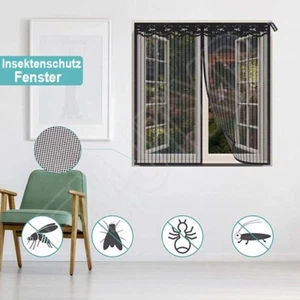 Fliegengitter mit Magnet-System | Insektenschutz f. Fenster&Türen | Atmungsaktiv - Bild 1 von 16