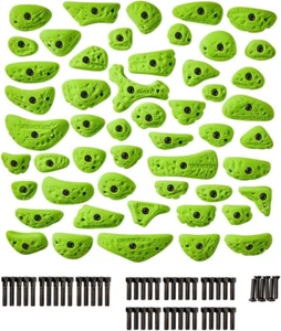 Starter Pack | 51 supporti per arrampicata su roccia in plastica premium progettati per principianti | I - Foto 1 di 5