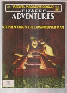 Bizarre Adventures #29 Marvel Magazine 1981 Stephen King Lawnmower Man - Picture 1 of 1