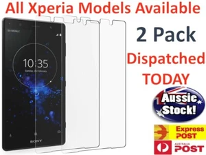 2x New Screen Protector For Sony Xperia X XP XZ XZ1 XZ2 XA Mini Compact Ultra - Picture 1 of 10