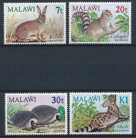 [BIN11699] Malawi 1984 Wild Animals good set of stamps very fine MNH Cover