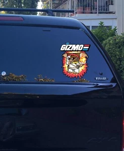 24-102 Gi Joe Gizmo Gremlins Parody Mash up Vinyl Decal Window Macbook - Picture 1 of 3