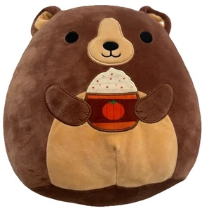 Squishmallow Baron Pumpkin Spice Latte OTOÑO Oso WALGREENS EXCLUSIVO 12" - Imagen 1 de 9