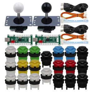 Juego Arcade para 2 Jugadores Hágalo Usted Mismo Kit Botones Joystick para PC MAME Raspberry Pi Retropie - Imagen 1 de 7
