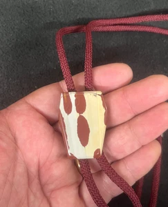 Mookaite Jasper Western Bolo Tie - Picture 1 of 2