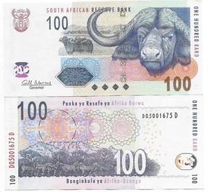 South Africa 100 Rand Extremely Fine P131b - Sign : Gill Marcus - Picture 1 of 1