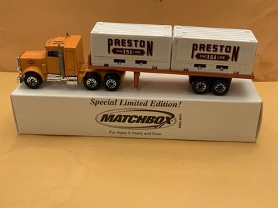 火柴盒 Convoy Peterbilt 双集装箱卡车“Preston”请参阅说明 — 第 1/4 张图片