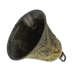 Cloches pour animaux en laiton vintage exquises pour une identification et une d - Photo 1/16