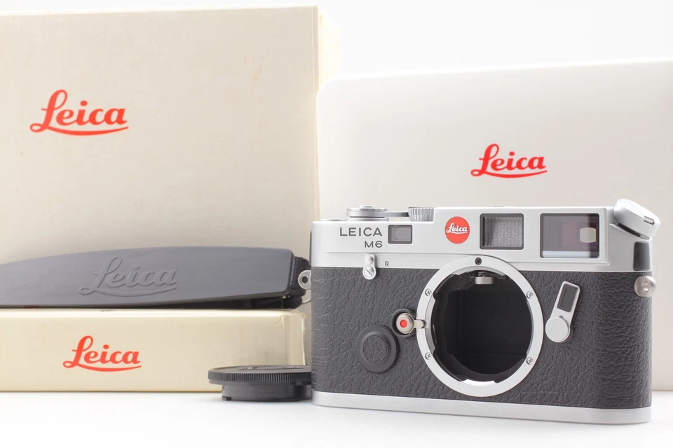 [Excelente COMO NUEVA en caja] Cámara fotográfica Leica M6 0,72 no TTL plateada 35 mm de JAPÓN Foto 1 de 4