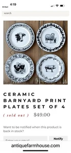 landhaus speiseteller set 4 - Bild 1 von 2