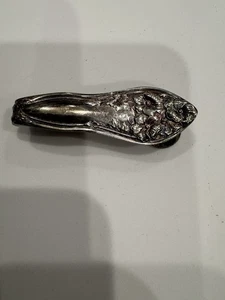 Vintage Silver Spoon Handle Money Clip. Total Weight 0.49oz - Picture 1 of 3