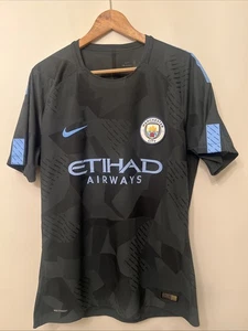 Manchester City 2017/18 Third Aeroswift Football Shirt L Player Issue - Picture 1 of 9