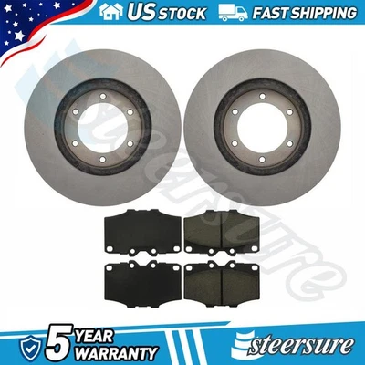 C-Tek Front Disc Brake Pad Set Disc Brake Rotor for 1986-1988 Toyota 4Runner - Image 1 of 4