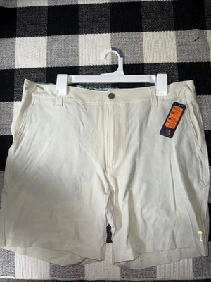 Pantalones Cortos Margaritaville Para Hombres 4 Vías Elastizados Secado Rápido Plateados Abedul Talla 34 W x 7 L Foto 1 de 4