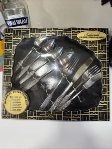 Neu! VALINDA NATIONAL STAINLESS JAPAN 66 BESTECK SILBERBESTECK KOMPLETTSET FÜR 8 - Bild 1 von 5
