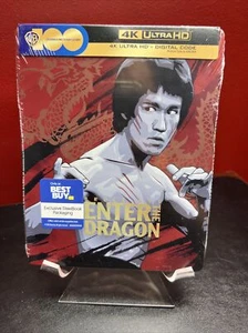 Enter the Dragon Steelbook (4K UHD Blu-ray+Digital) Factory Sealed - Picture 1 of 7