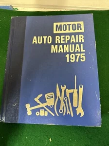 1975 MOTOR Auto Repair Manual 38th Edition US Car Service Manual Book - Picture 1 of 4