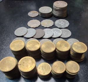 1949-2015 Hong Kong 1 2 Dollars 50 10 5 Cents-130pcs 1.5LBS Collection Lot #BK - Picture 1 of 10