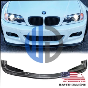 Labio delantero de fibra de carbono estilo BMW E46 M3 HM para 2001 2002 2003 2004 2005 2006 - Imagen 1 de 6