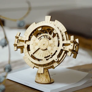 ROKR Maschinengetriebe ewiger Kalender, 3D-Holzpuzzle, Neu - Bild 1 von 8