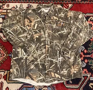 Vintage Quail Embroidery Advantage 4 HD Camo Hunting Button Down Shirt XL - Picture 1 of 8