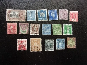 WELT - Lot gestanzter Briefmarken obl (A91) - Bild 1 von 2