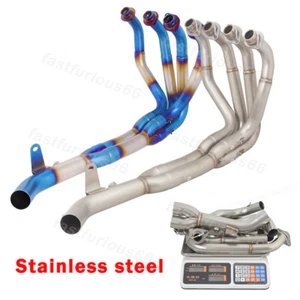 For kawasaki Z900 A2 2018-2024 Exhaust Tips Header Pipe Connect Stock Mufflers - Bild 1 von 13