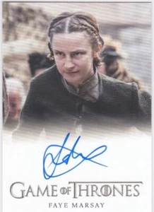 Game of Thrones 2020 The Complete Series Auto Faye Marsay as The Waif - Imagen 1 de 1