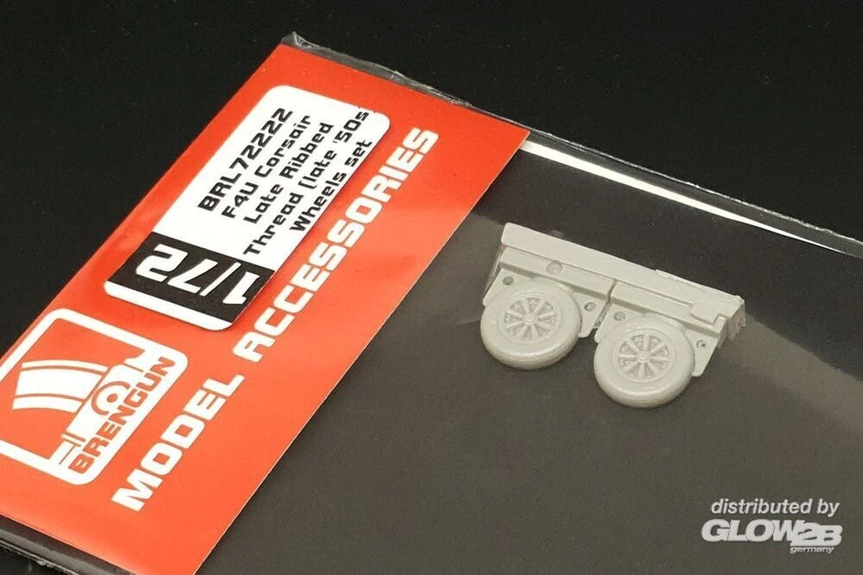 Brengun: F4U Corsair Late Ribbed Thread (late '50s) Wheels set in 1:72 [56839070 - Immagine 1 di 1