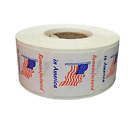 1"x1" Remanufactured in America Labels Laminated Flag Adhesive Stickers 1000 PCS