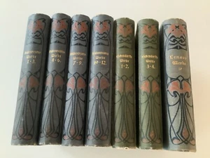 7 Bücher Antiquarisch: Eichendorff Shakespeare Werke Lenaus – alt – Max Hesse L - Bild 1 von 6