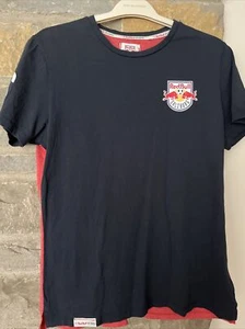 Camiseta Red Bull Salzburg RBS Talla Mediana Usada en Excelente Condición Azul Marino - Imagen 1 de 7