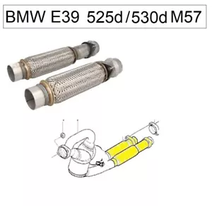 Flexrohr Reparaturrohr Katalysator mit Flansch BMW E39 525d und 530d M57 - Bild 1 von 3