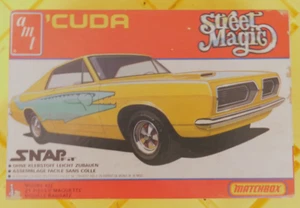 AMT Snap Fit MATCHBOX STREET MAGIC Cuda Model Kit pk:2109 1/43 - Picture 1 of 6
