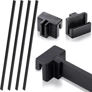 8 Pieces Hanging File Rail Clip File Divider Rail Clips 4 Pieces File Cabinet... - Picture 1 of 3