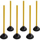 Value Plus Plunger package of 6 count Toilet bathroom cleaning supplies 6-pk