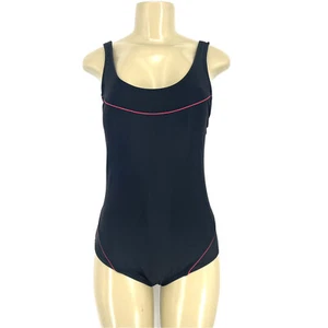 Catalina Size 8 M Woman One Piece Swimsuit Black - Picture 1 of 5