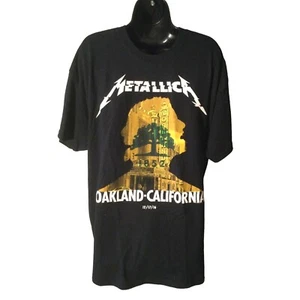 Metallica 2016 Oakland, CA tour stop Men's XL Xtra Large Tshirt - Picture 1 of 5