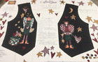 Cut and Sew Vest Panel by Alma-Lynne-Designs-Homepun- "Folksy Frock" Nowa
