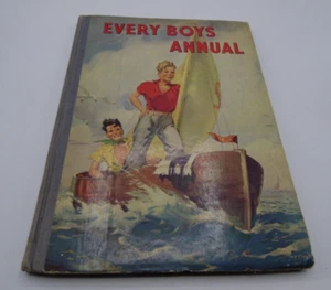 Every Boy's Annual, Vintage Children's Hardback, c1946 - Picture 1 of 21