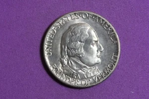 ESTATE FIND 1927- IRA ALLEN Commemorative Silver Half Dollar #K15390 - Picture 1 of 2