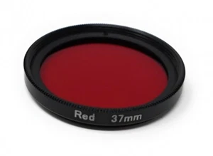 Color Filters Red 37 MM Thread Screw-On Filter for Photography - Zdjęcie 1 z 4