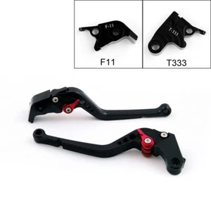 Long Brake Clutch Levers For Triumph Daytona 675 R 11-14 Black #3 US - Picture 1 of 4