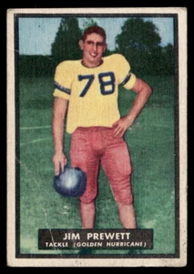 1951 Topps Magic #23 Jim Prewett Tulsa Golden Hurricane Low Grade crease, etc - Picture 1 of 2