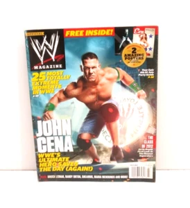 WWE WWF Magazine July 2012 John Cena Brock Lesner 2 Posters Eve CM Punk - Picture 1 of 8