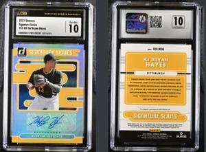 2021 Donruss Signature Series Holo Ke'bryan Hayes novato #ss-kh csg 10 - Imagen 1 de 1