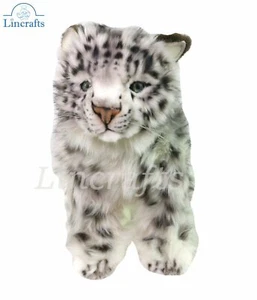 Hansa Standing Snow Leopard 6954 giocattolo morbido venduto da Lincrafts UK est 1993 - Foto 1 di 7