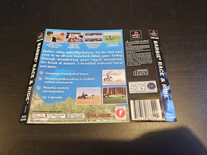 Barbie Race & Ride Inserto trasero Lay PS1 Playstation One - Imagen 1 de 1
