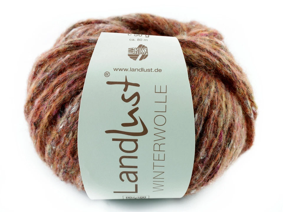 110€/kg 50g Landlust WINTERWOLLE Lana Grossa Alpaka Baumwolle Merino - Bild 1 von 1