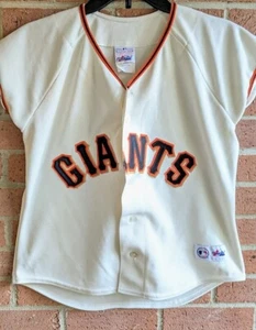 Vintage San Francisco Giants Herren/Jungen Gr. S Majestic Trikot USA bestickt - Bild 1 von 10